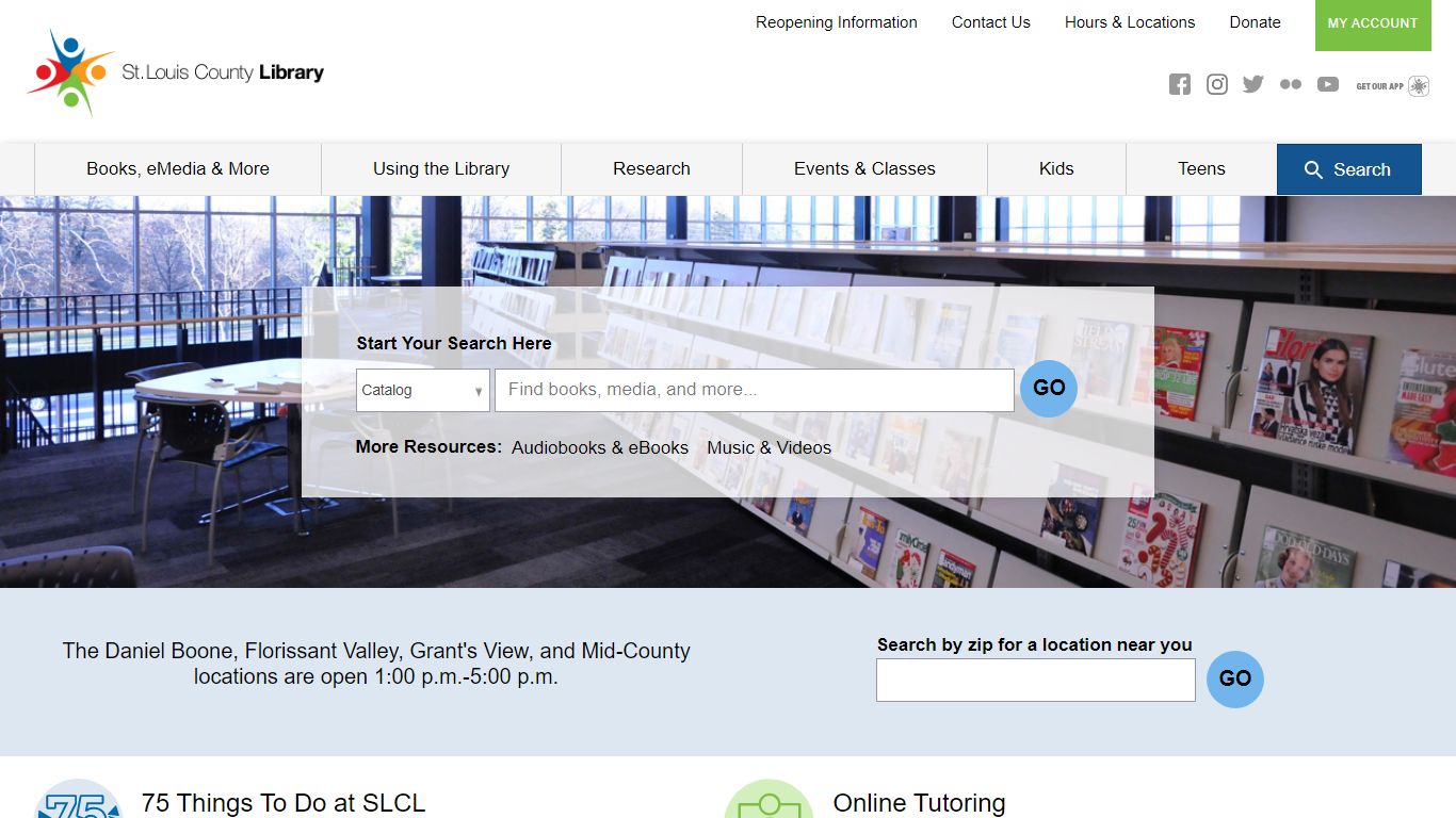 Homepage | St. Louis County Library